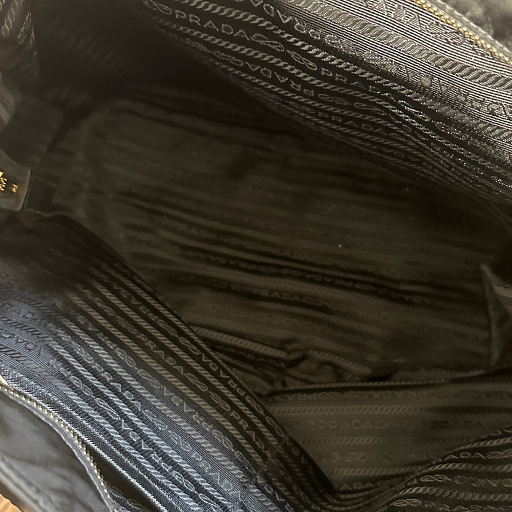 Prada Black Re-Nylon Messenger Bag - Picture 6 of 11